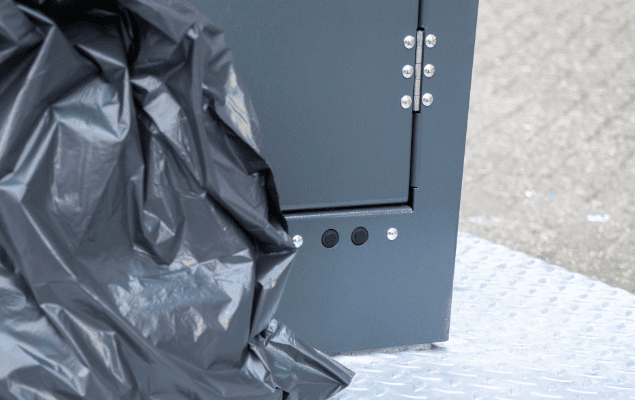 Binfinity Litter Detect Sensor detecteert afvalzakken naast container
